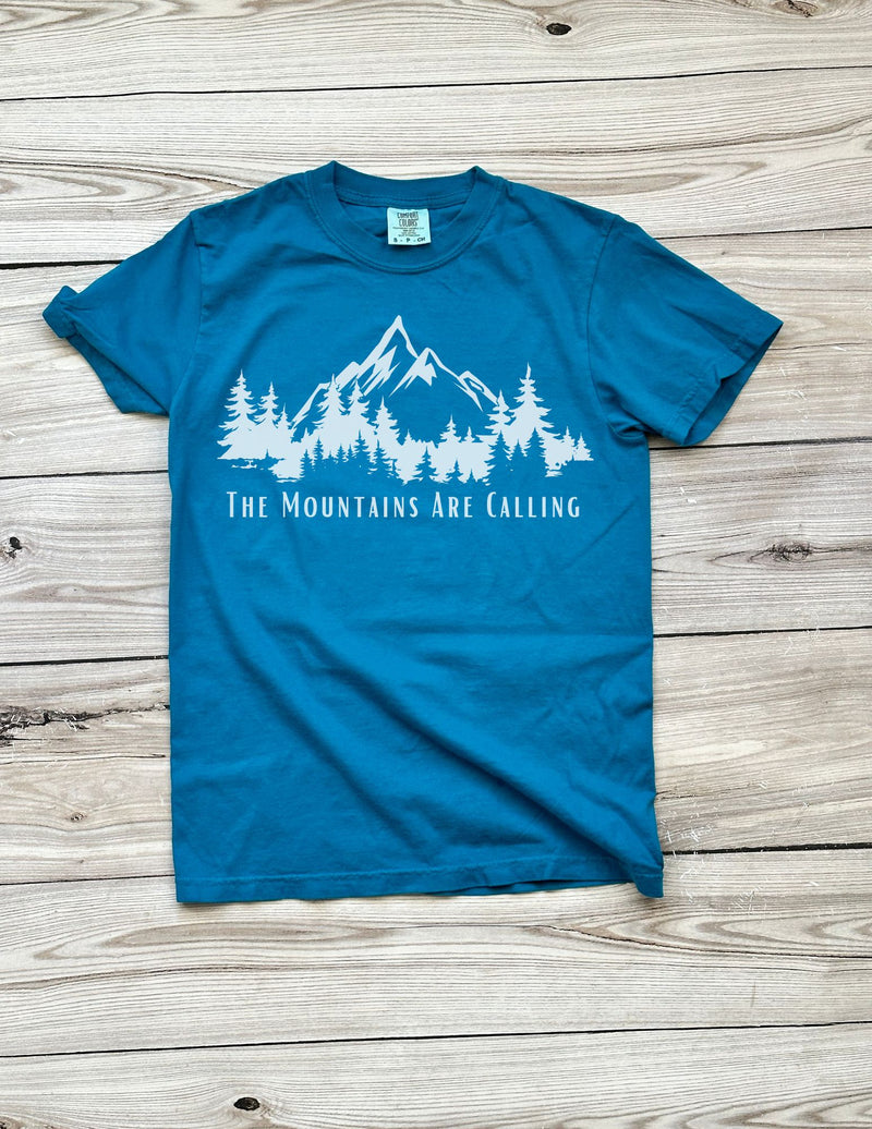 Mountains Are Calling (Trees) Tee