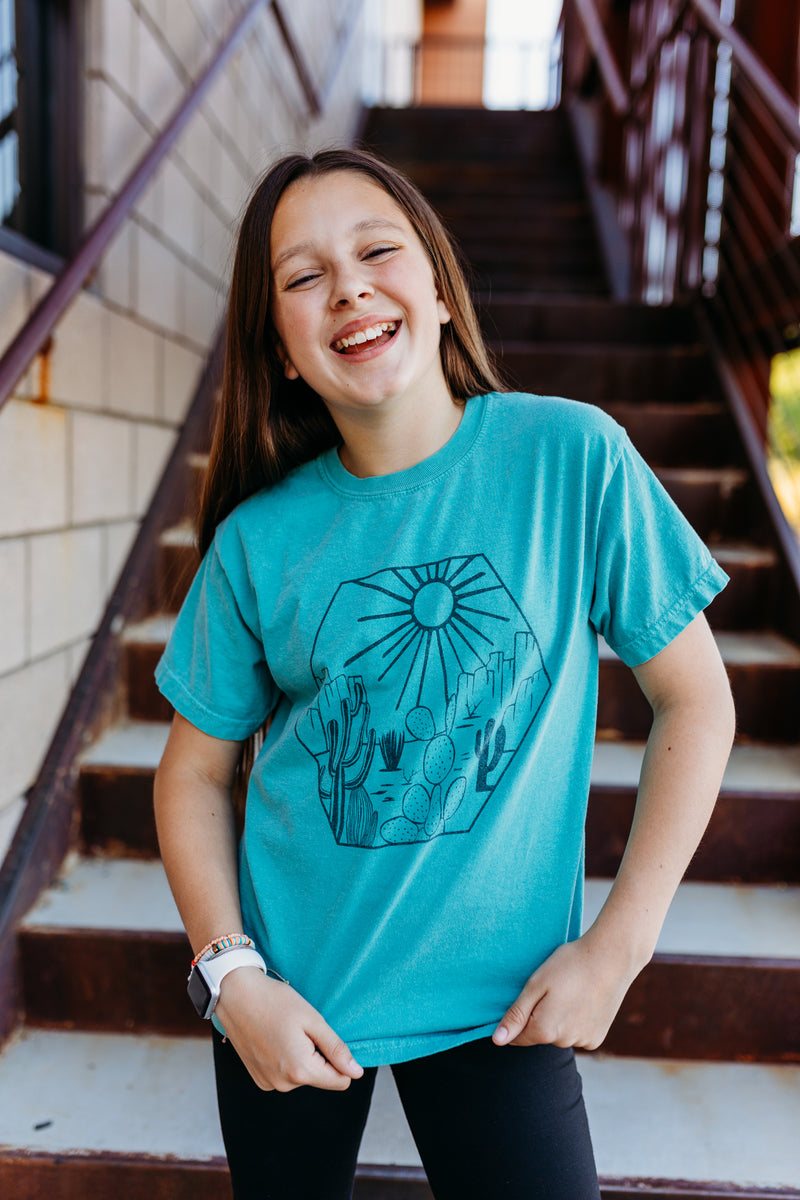 Desert Geometric Kids Tee
