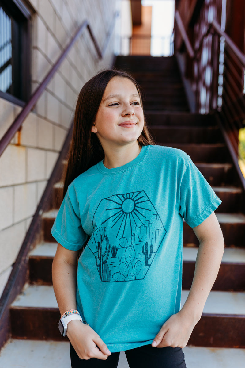 Desert Geometric Kids Tee