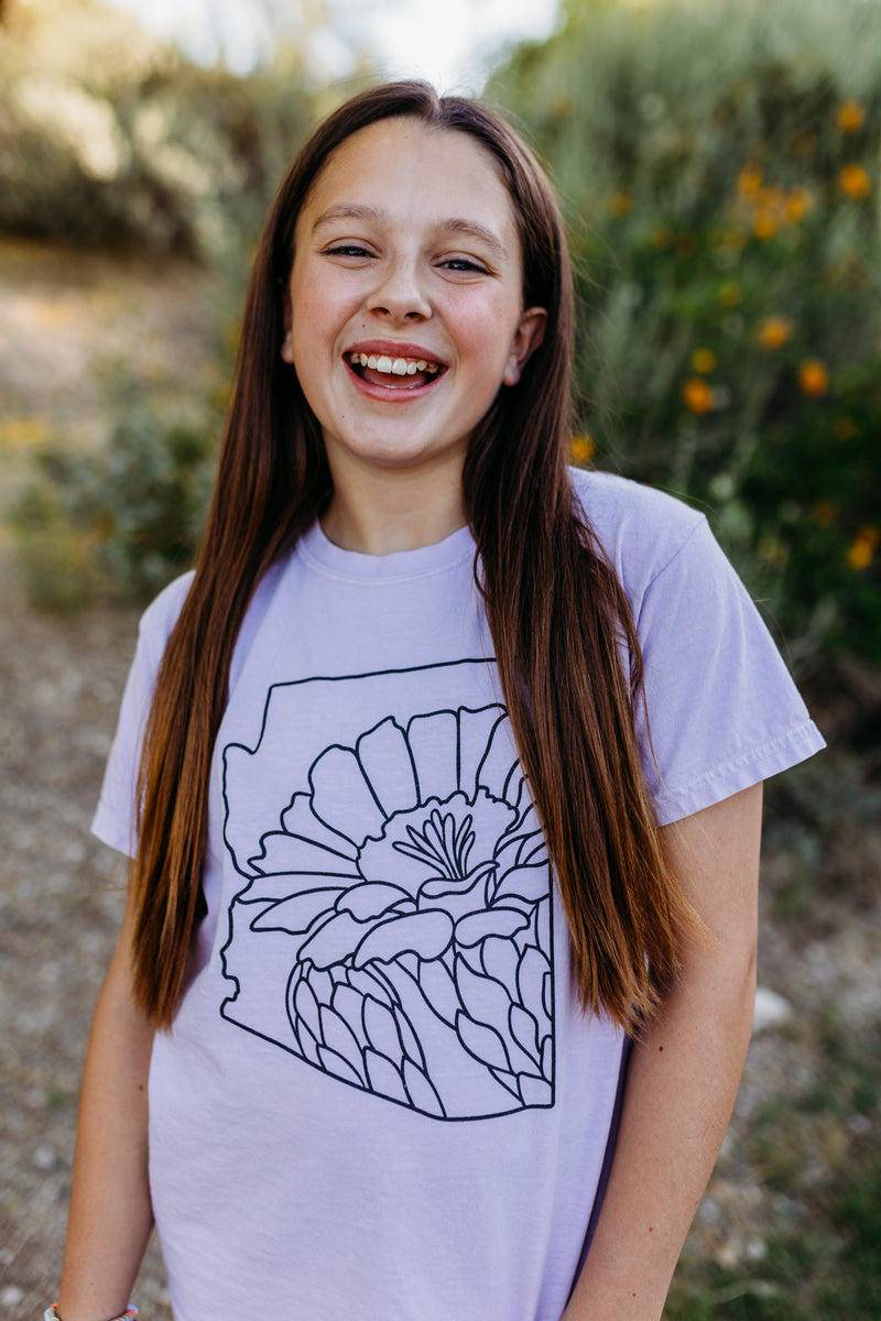 Cactus Flower Kids Tee