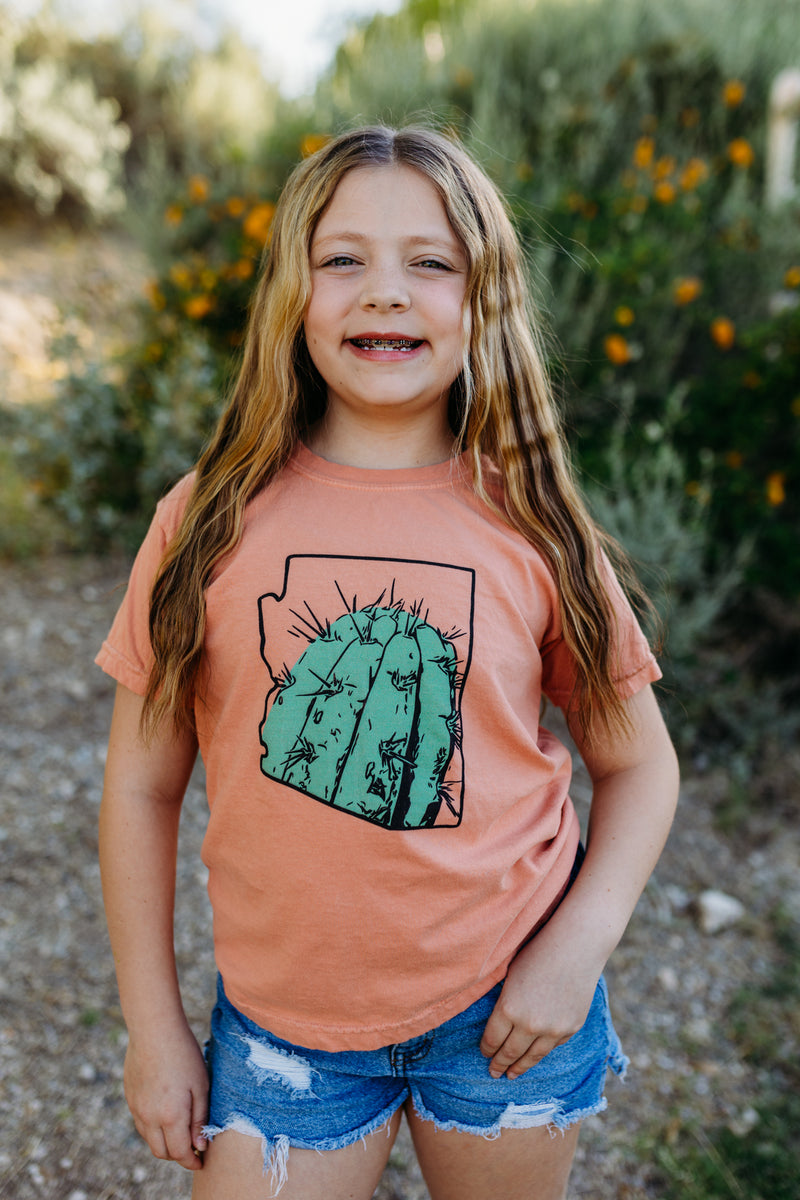 Green Cactus Kids Tee